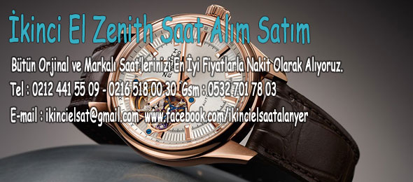 ikinci el zenith saat alan yerler